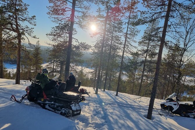 3 Days Raid Snowmobile in Finnish Lapland - A Finnish sauna followed by a frozen lake bath