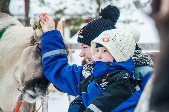 Arctic Delight - Visit to Santa's Village and snowmobiling to reindeer farm - Meeting the reindeer at the farm