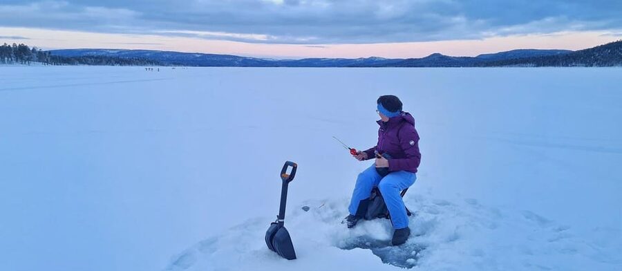 Arctic Tent Sauna Experience with Ice Swimming - Arriving at Rahajärvi camp near Lake Inari