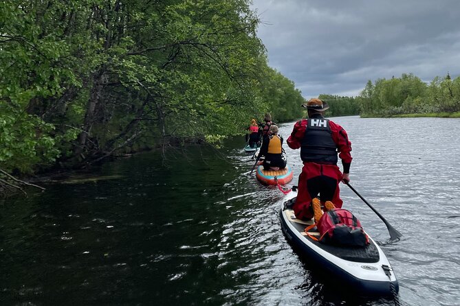 Arctic Watersports Day - The SUP session: an easy start on the lake