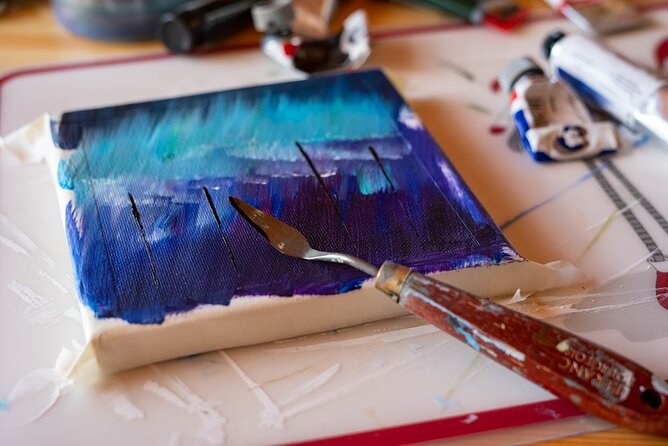 Aurora painting workshop - Learning to paint the aurora