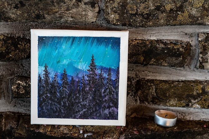 Aurora painting workshop - Group size and the feel of the lesson