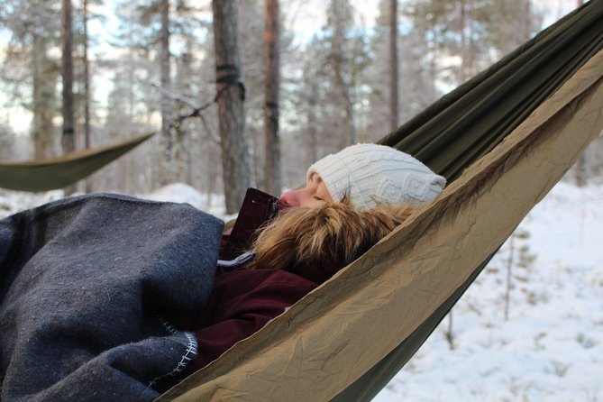 Cocooning in the HaliPuu forest: The ultimate Arctic hammock relaxation - The HaliPuu forest and Pappa’s protected trees