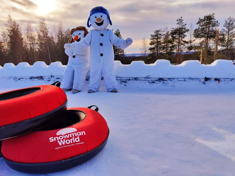 Entrance tickets to Snowman World and Snow Restaurant Dinner - Snow sculptures and the ice bar