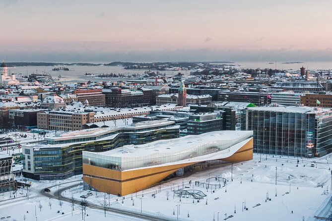 Exclusive 4 hour VIP Tour Helsinki by Lux Car with Guide+Lunch - Oodi, Helsinki’s library for the modern city