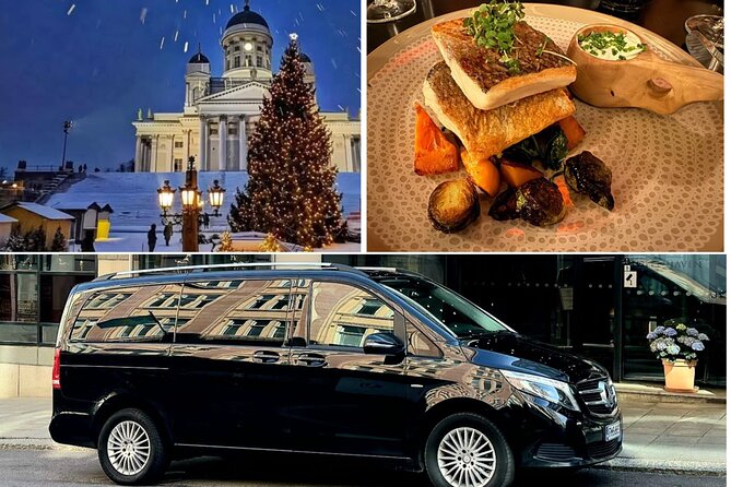 Exclusive 4 hour VIP Tour Helsinki by Lux Car with Guide+Lunch - A Baltic Sea sauna with a rooftop view