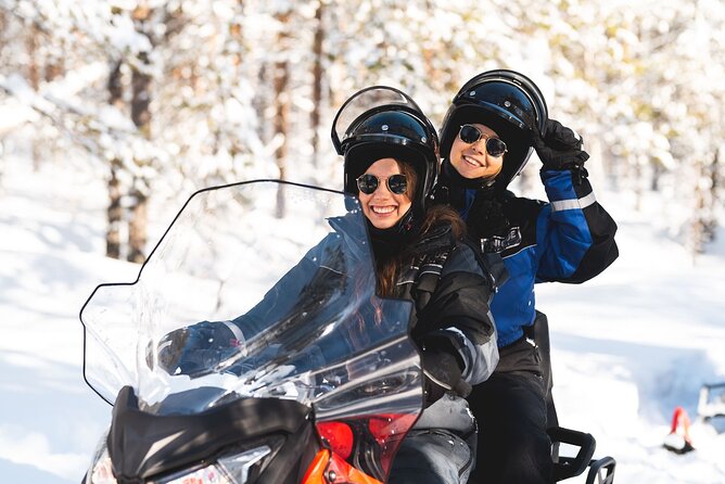 Family Snowmobile Safari from Santa Claus Village - The campfire stop is the social heart of the outing