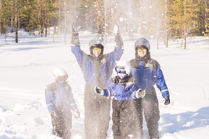 Family Snowmobile Safari from Santa Claus Village - The English instructions are important for safety