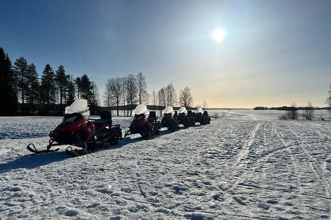 Family Snowmobiling in Rovaniemi, Apukka Resort - What $146.59 buys you