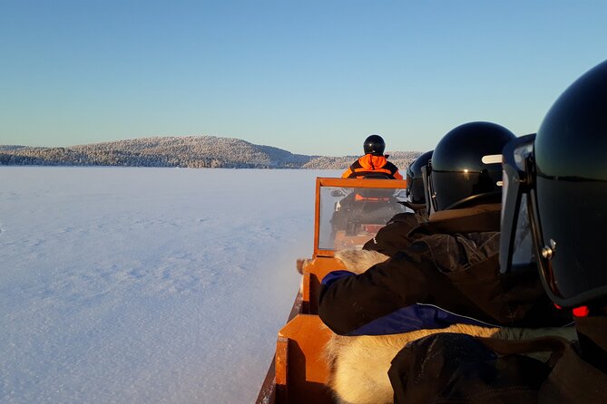 From Ivalo: Ice Fishing Safari to Lake Inari, reindeers & lunch - Starting in Ivalo and getting ready for the cold