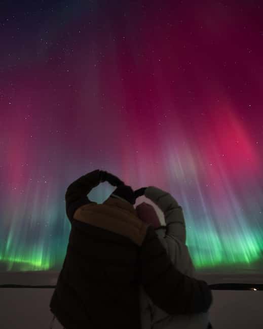 From Rovaniemi: Aurora Borealis Hunting with Photos & Videos - Crossing Finnish and Swedish Lapland for clearer skies