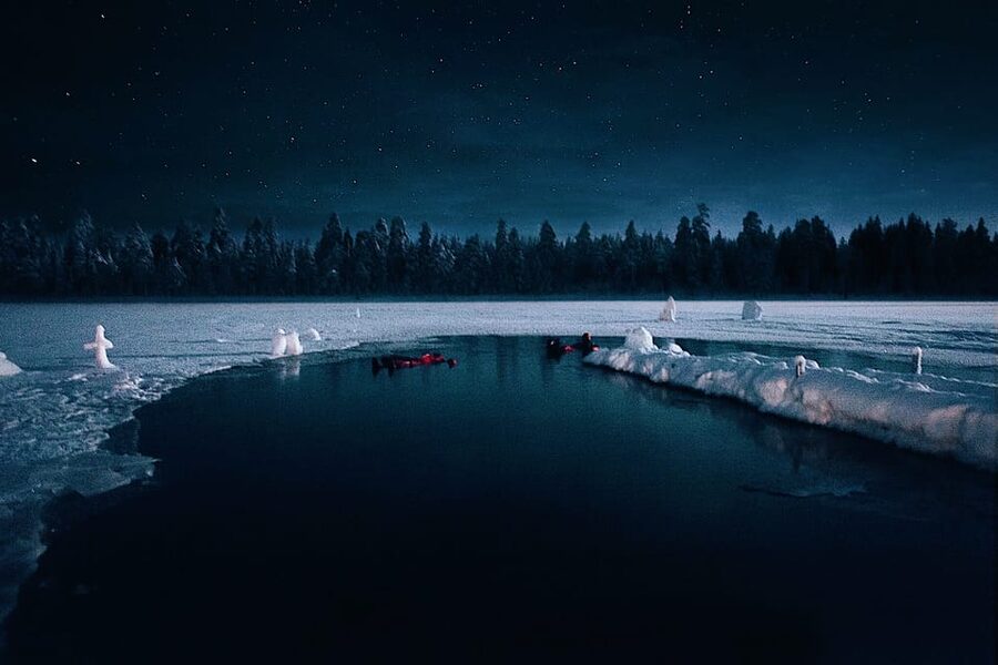 From Rovaniemi: Ice Floating under Aurora Borealis - What the evening is really about