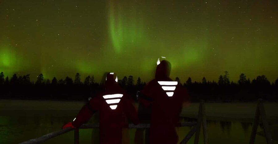From Rovaniemi: Ice Floating under Aurora Borealis - Getting ready for the water