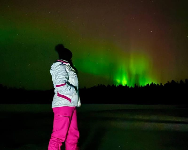 From Rovaniemi: Night Tour in Search of the Aurora with BBQ - Stop three: the secret stop and the final chance
