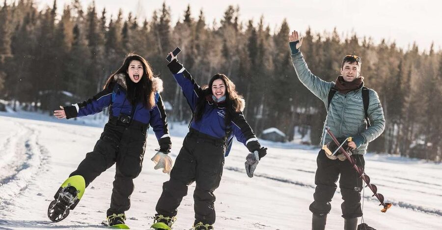 From Rovaniemi: Snowshoeing and Ice Fishing Tour - Who should book this four-hour outing?