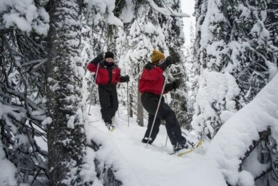 Snowshoeing in Oulanka National Park