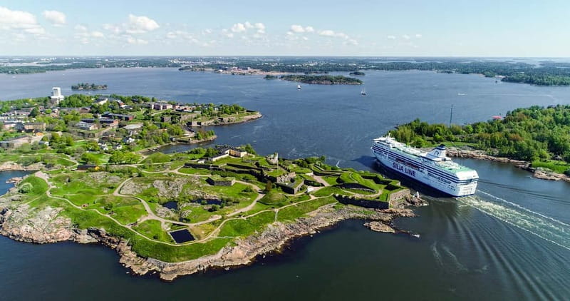 From Stockholm: Overnight Cruise to Helsinki with Breakfast - The first hour: cabin, harbor, and archipelago views
