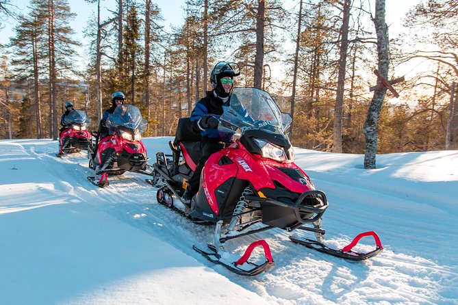 Full Day Snowmobile Safari into the Lappish Wilderness in Rovaniemi - Riding the less-used forest tracks