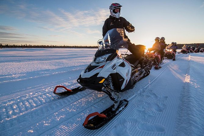 Full Day Snowmobile Safari into the Lappish Wilderness in Rovaniemi - The return ride and changing conditions