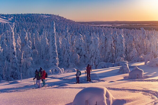 Full-Day Snowshoeing Adventure in Amethyst Mine Pyhä Luosto - Lunch by the fire after the mine