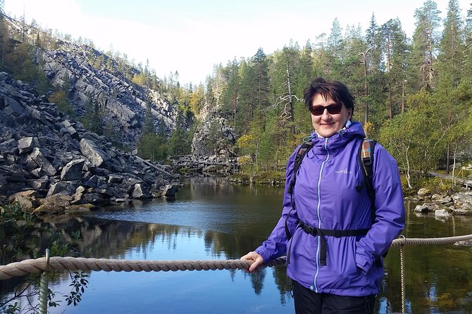 Guided easy hike in Finland deepest gorge in Pyhä-Luosto National Park - The drive from Luosto sets the scene