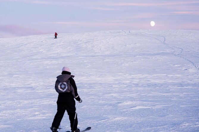 Half-Day Backcountry Skiing Tour in Levi with Photography Guide - Putting on backcountry skis