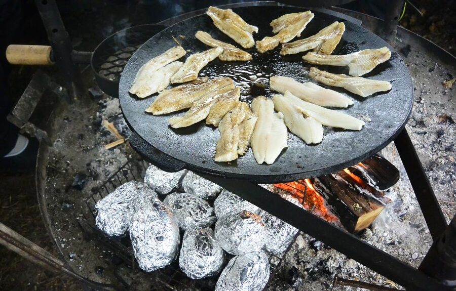 Helsinki: Arctic Ice Experience with Lunch - Campfire lunch by the Baltic Sea