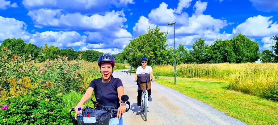 Helsinki: Bike or E-Bike Tour, BBQ, Sauna, Parks, and Forest - A Finnish BBQ with veg-makkara