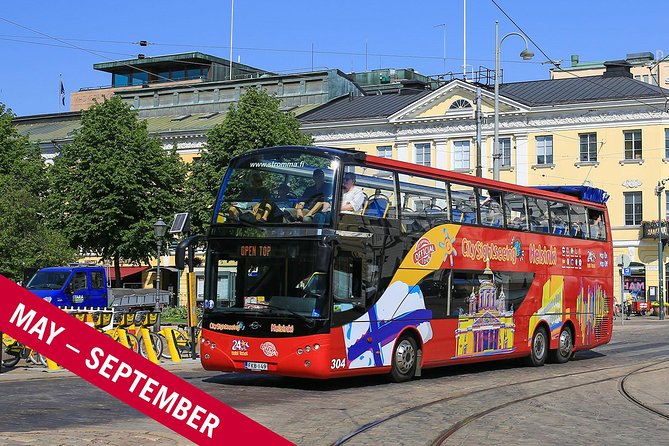 Helsinki Card City or Region - Summer cruises and the Hop-On Hop-Off bus