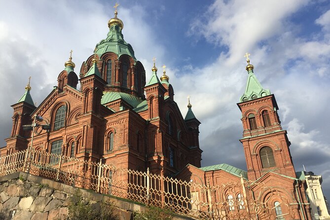 Helsinki city sightseeing and Seurasaari Island - Uspenski Cathedral and Helsinki Cathedral