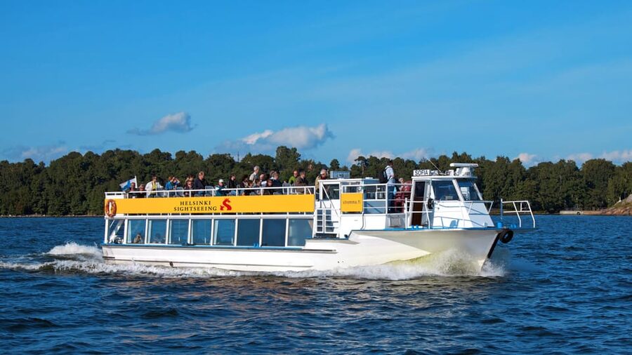 Helsinki Evening Cruise - Coastal cliffs, parks, and local gathering places