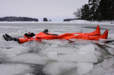 Floating Experience in a Survival Suit