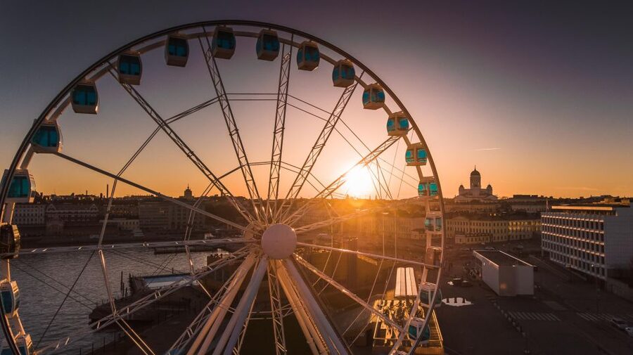 Helsinki: SkyWheel Helsinki Entry Ticket - What You See From 40 Meters Up