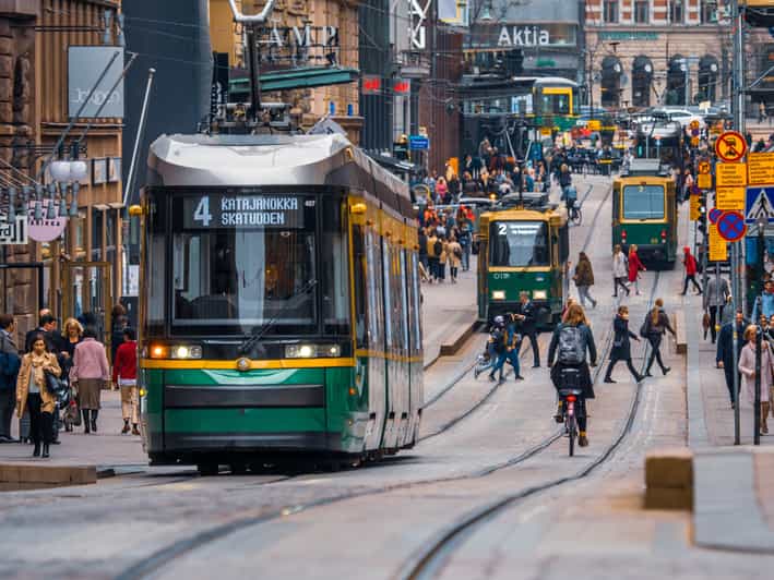 Helsinki: Tram Tour - Iso Roobertinkatu and St. John’s Church