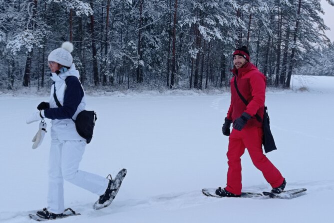Hiking tour in Nuuksio National Park with meal and snacks - Glögi, berry tea, and a soup stop by the lake