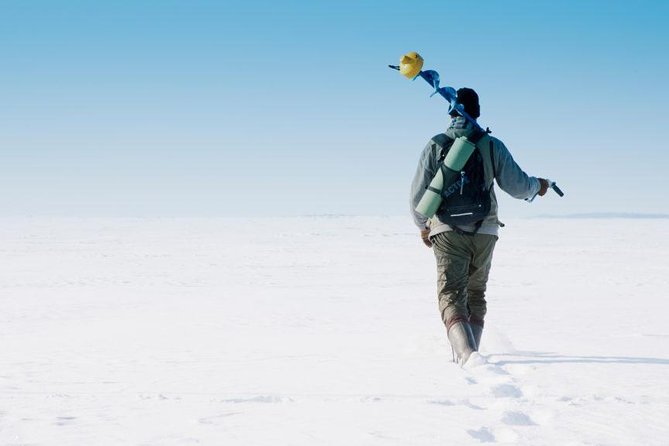 Ice Fishing and Husky - From sled runners to a frozen fishing hole