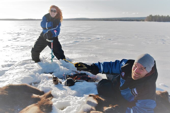 Ice Fishing Like a Finn, Apukka Adventures Rovaniemi - What the fishing session is really like