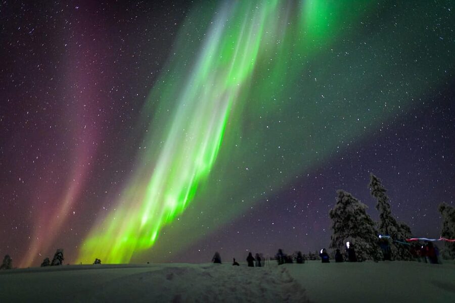 Inari: Northern Lights Hunt Snowmobile Safari - From Hotel Pickup to the Snowmobile Base