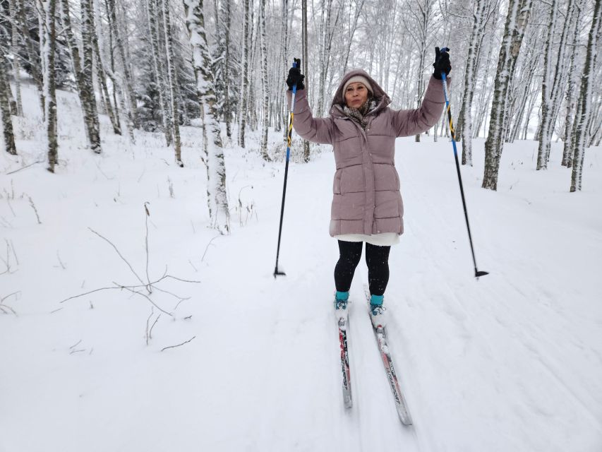 Kemi: Finnish Sight-Skiing Experience in Lapland - Mansikkanokka Swimming Beach and frozen water views