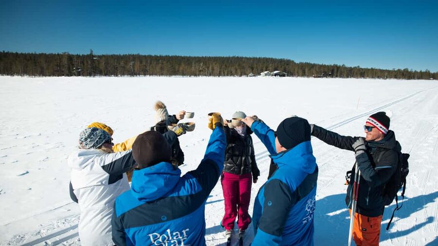 Kittilä: Lapland Levi Cross-country Skiing for Beginners - The hot juice break matters more than it sounds