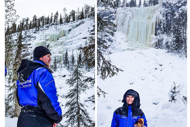 Korouoma Canyon Snowshoe Trip - Walking through frozen waterfalls and Arctic forest