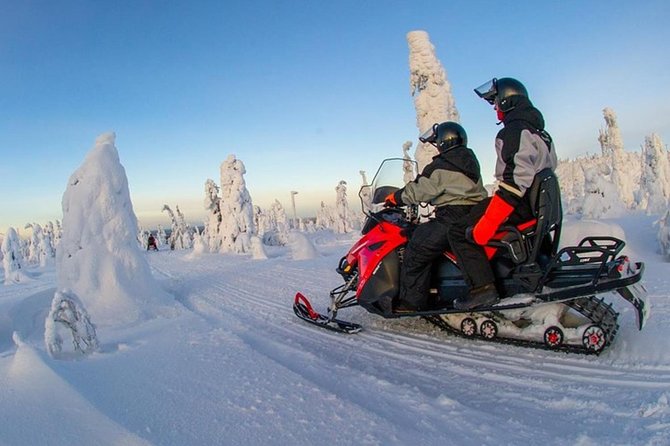 Lapland Family Snowmobile Safari from Levi - From Levi ski resort to the snowmobile base