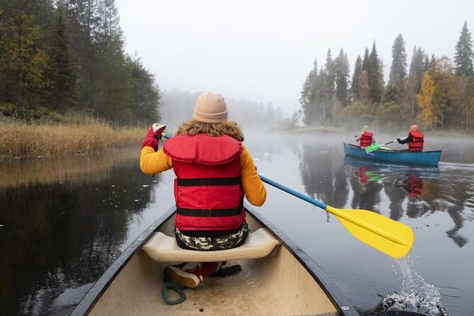 Lapland Kayak Adventure in Rovaniemi - Setting out across the water