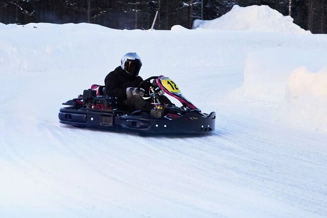 Lapland Winter Park Ice Karting Experience in Rovaniemi Finland - The safety briefing comes first