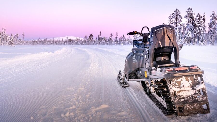 Levi: 3 Hour Snowmobile Safari Around Levi with Coffee Break - The Final 75 Minutes Through Sirkka