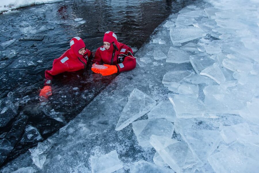 Levi: Arctic Ice Floating Adventure - Coffee, Tea, and a Fire Afterward