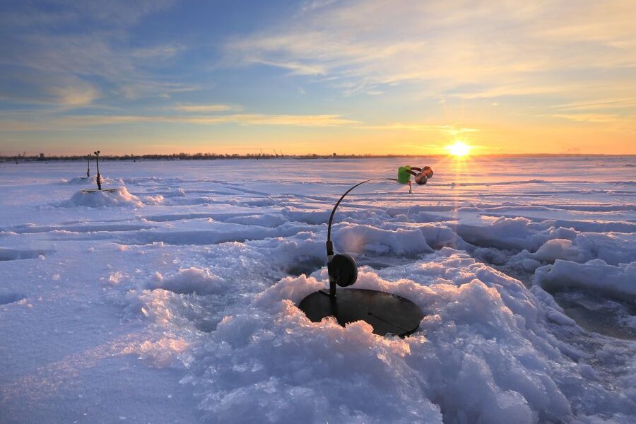 Levi: Ice Fishing by Snowmobile - What ice fishing actually feels like