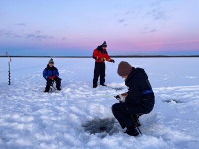 Ice Fishing Trip in a small group
