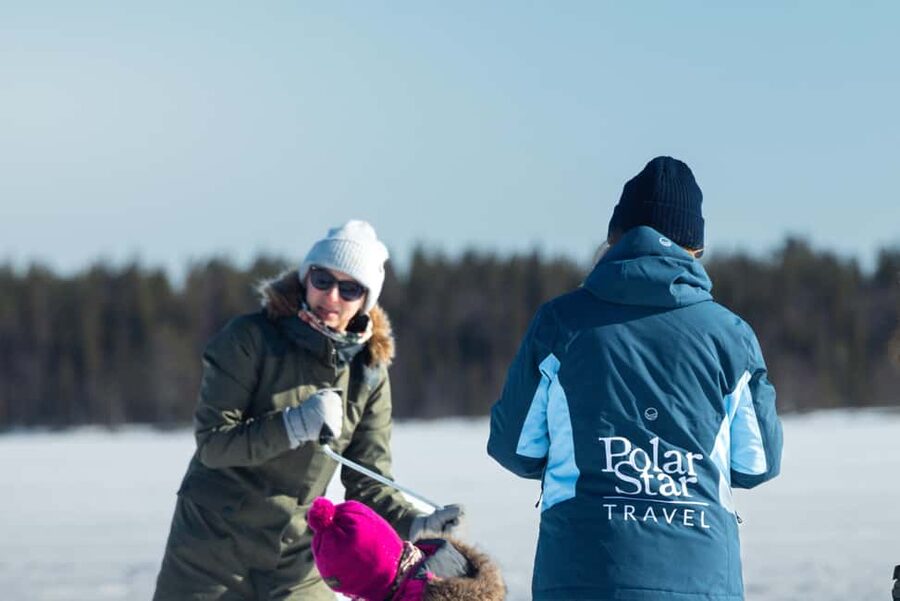 Levi Lapland: Arctic Ice-Fishing - Practical preparation for three hours outside