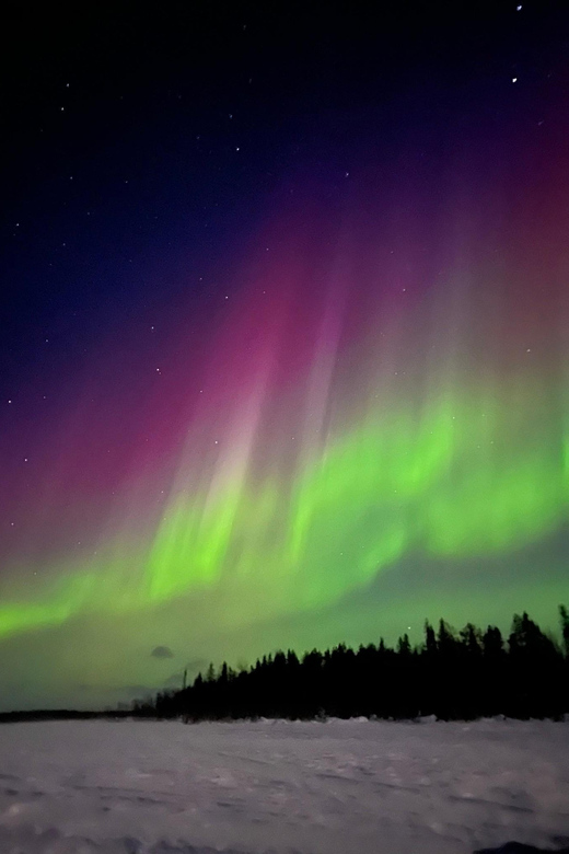 Levi: Northern Lights in Peace and Privacy - by Private Lake - Leaving Levi for a darker sky